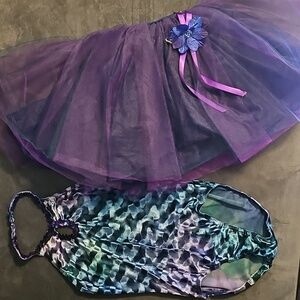 WOLF Blue and Purple Dancewear